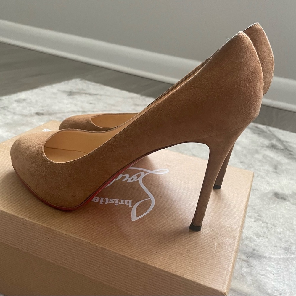 Christian Louboutin New Declic 120 Suede Royal